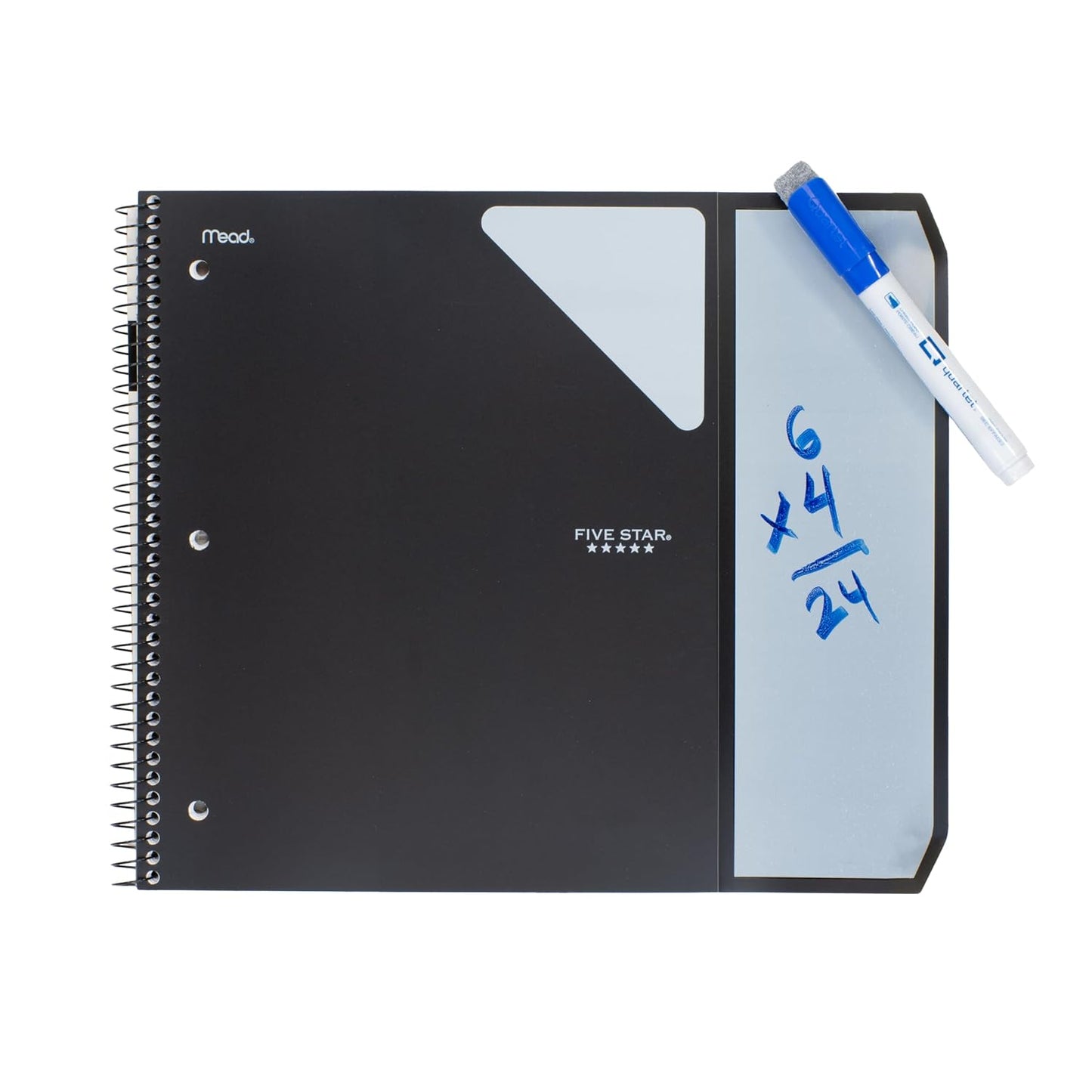 5-Subject Spiral Notebook for College — College Ruled, 200 Pages