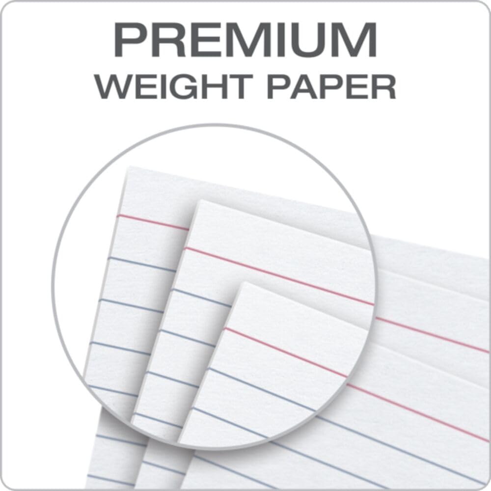 Lined Index Cards — 200-Pack, 3x5 Inch for High School Study & Exam Prep