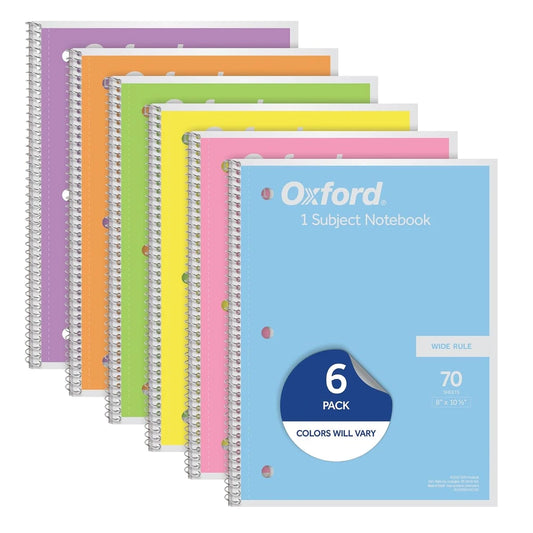 Pastel Spiral Notebook Set
